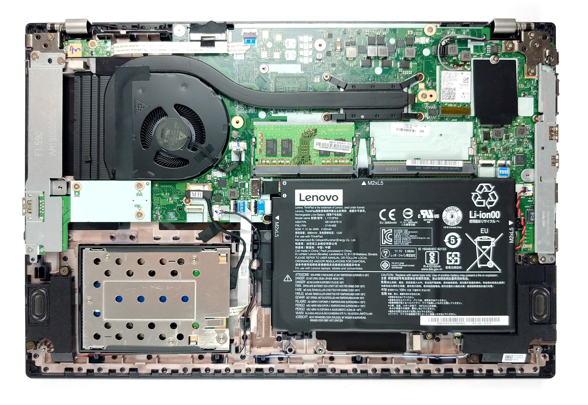 How to replace and fix Lenovo ThinkPad E580, E585, E590, E595, L580, L590, R590, T590, black Arabic AR keyboard original LIM17F53AO-G622 (Lenovo ThinkPad L590)